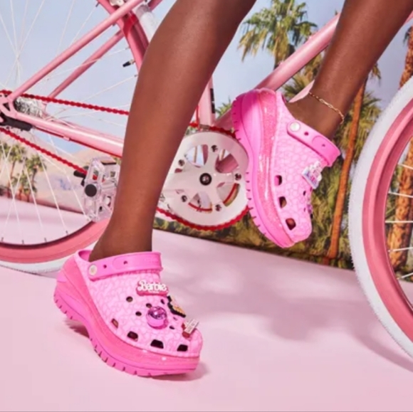 NEW Crocs X Barbie 🩷 Mens 13/ Woman's 15 🌸Limited Edition 🌸 - Picture 2 of 13
